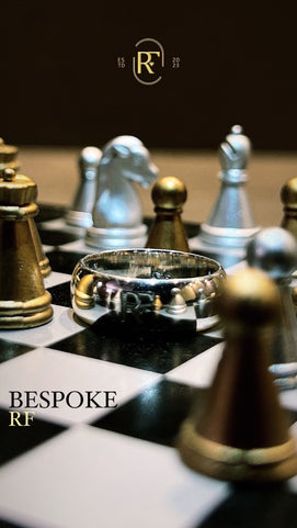 Bespoke Mirror Band styled on a chessboard