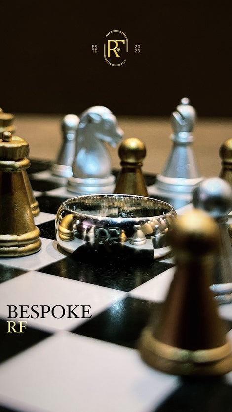 Bespoke Mirror Band styled on a chessboard